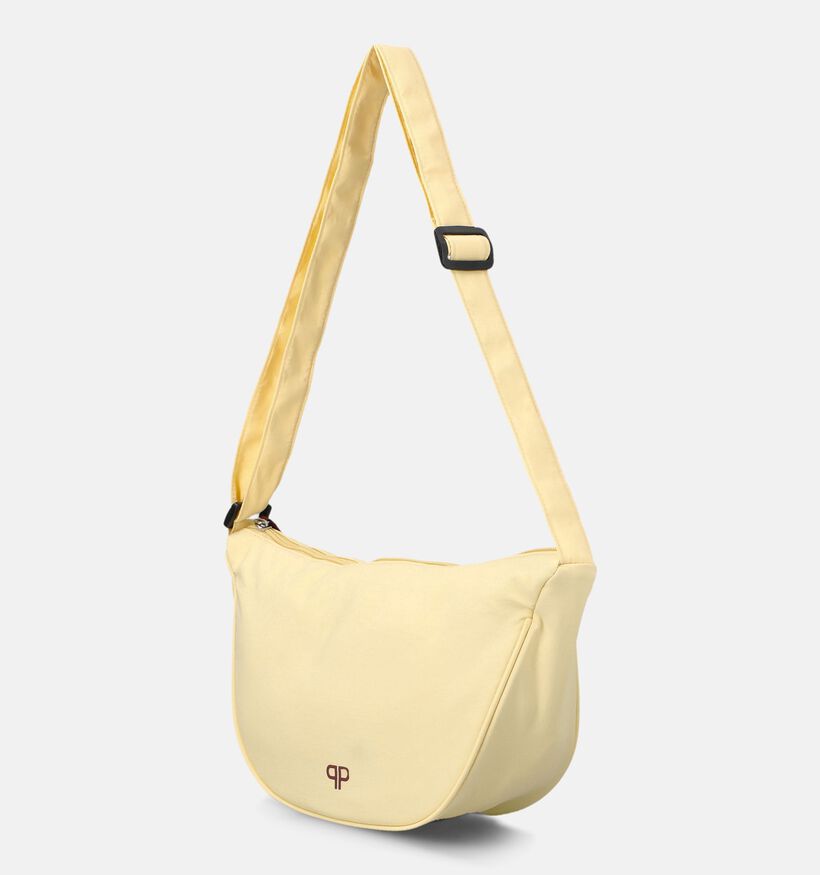 Pieces Amanda Logo Bumbag Sac port&eacute; crois&eacute; en Jaune pour femmes (367121)