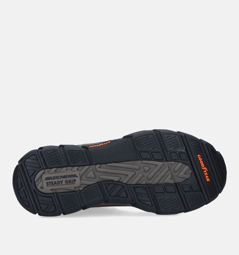 Skechers Respected Bosswel Relaxed Fit Cognac Wandelschoenen voor heren (345204) - geschikt voor steunzolen