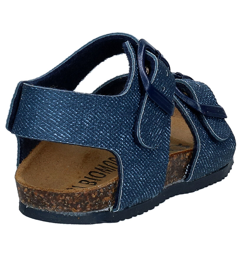 Biomodex Blauwe Sandalen in kunstleer (284499)