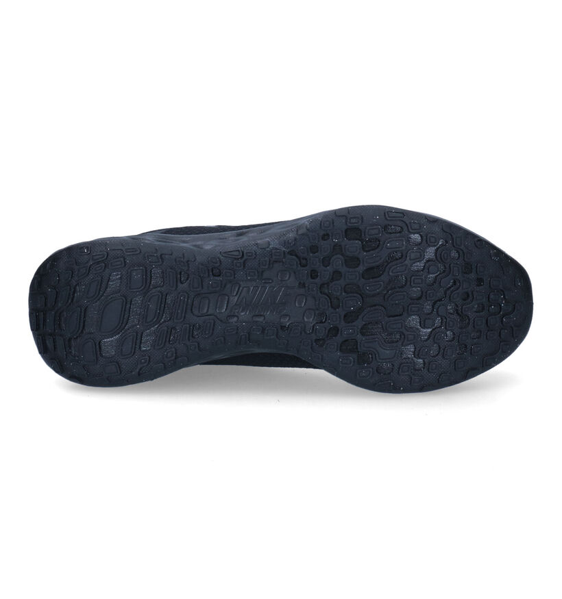 Nike Revolution 6 Baskets en Noir en textile (309068)