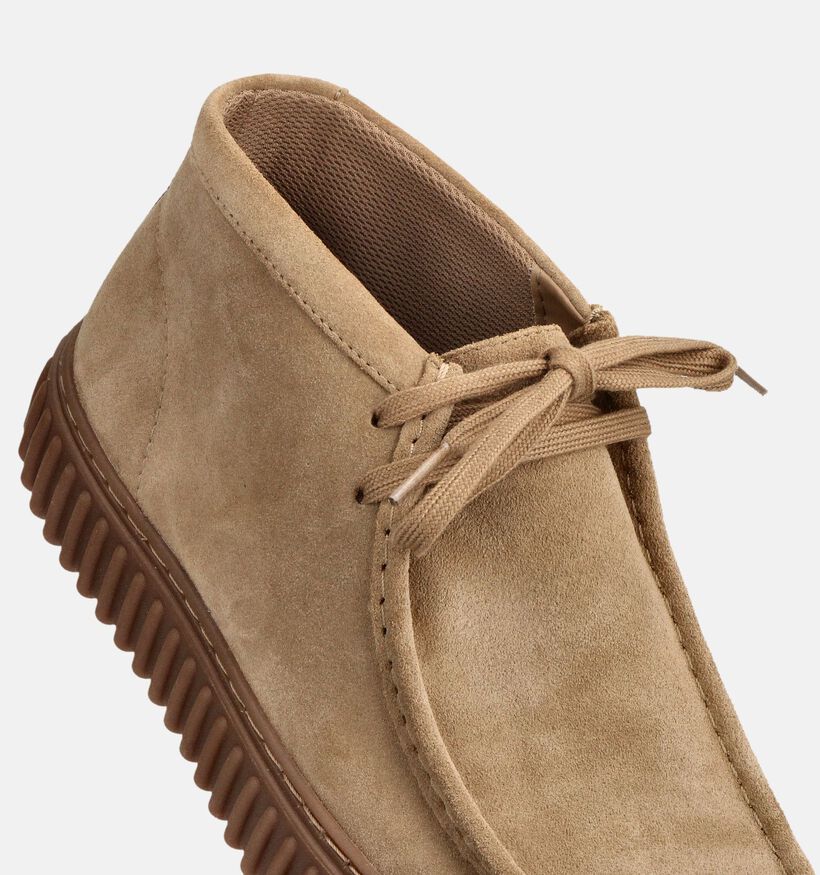 Clarks Torhill High Beige Desert Boots voor heren (362236) - geschikt voor steunzolen