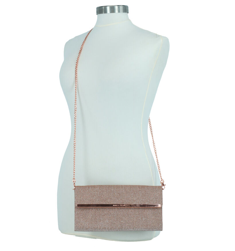 Marco Tozzi Zilveren Feesttasje in stof (271987)