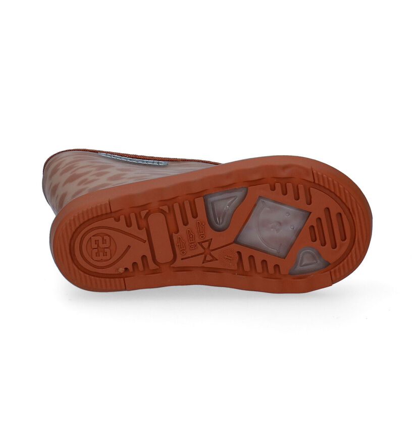 Enfant Bottes de pluie en Beige foncé pour filles (297697)