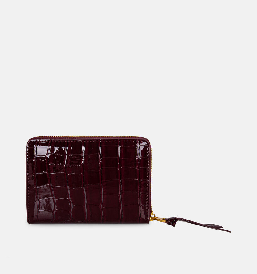 Laurent David Bordeaux Portemonnee met Rits voor dames (381597)