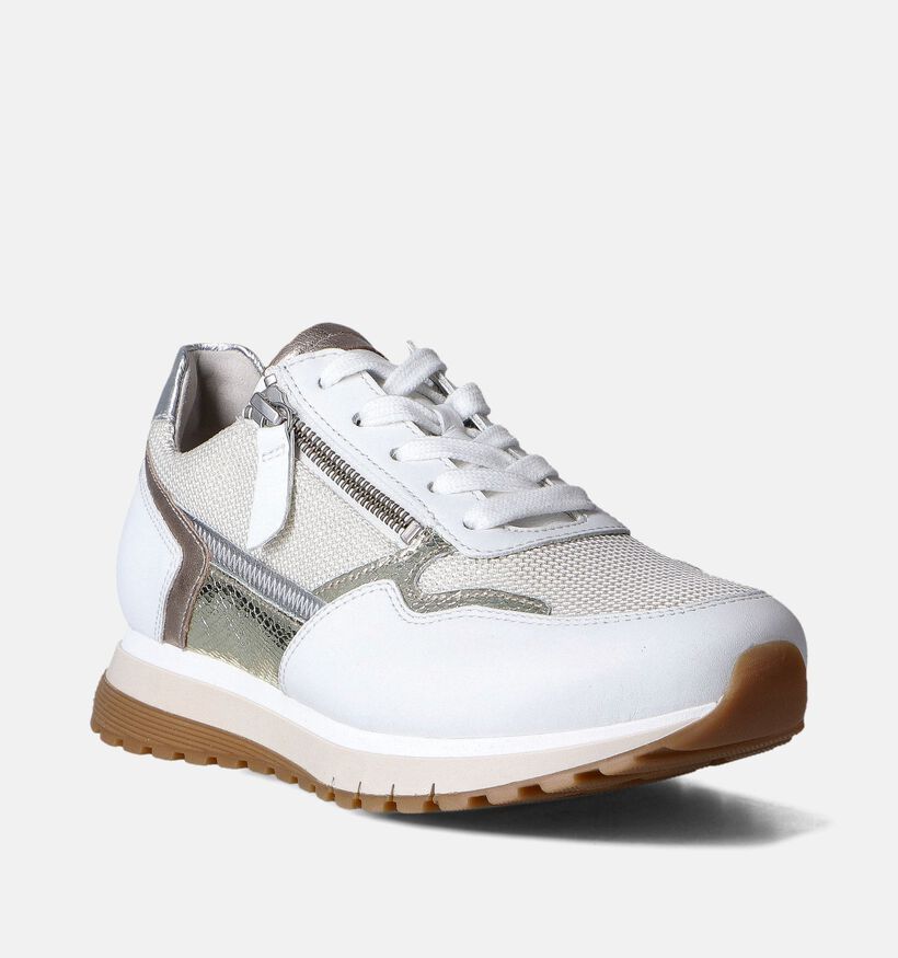 Gabor Witte Sneakers voor dames (352084) - geschikt voor steunzolen