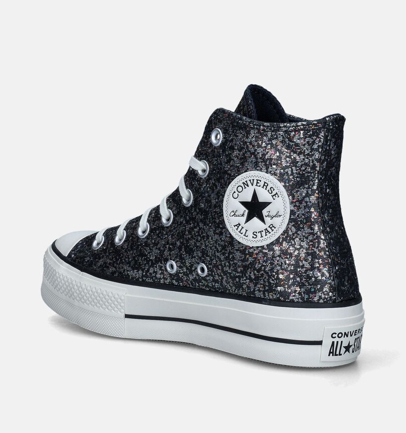 Converse Chuck Taylor All Star Lift Baskets en Noir pour femmes (348829)