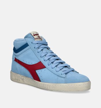 Diadora Game High Sneakers Beige/Blauw