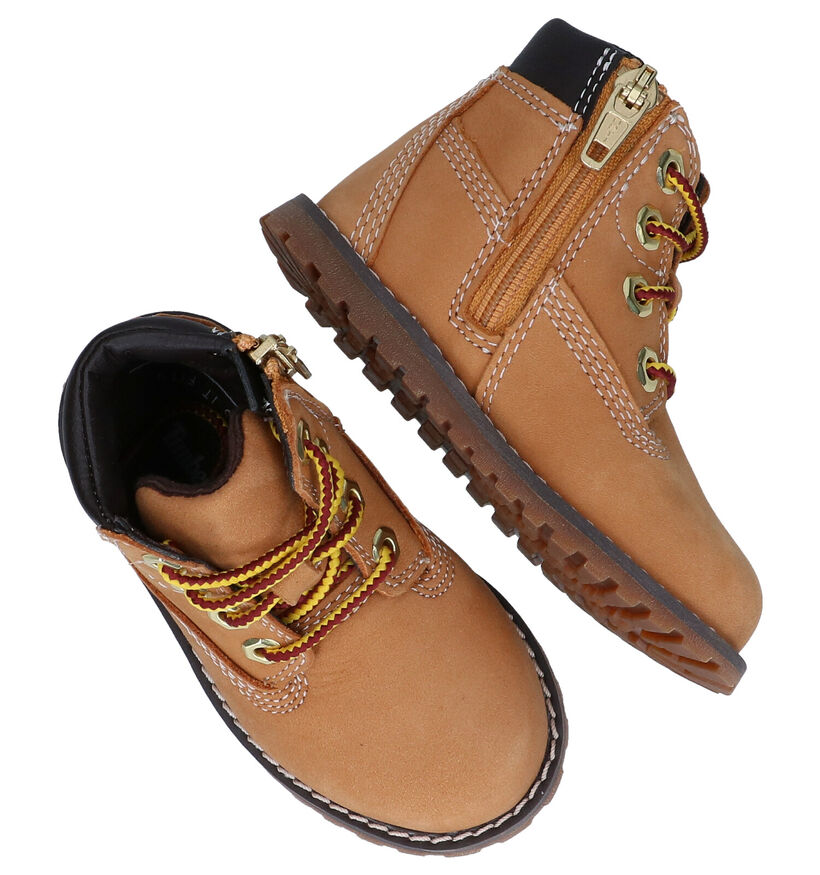 Timberland Pokey Pine 6IN BOOT Bottines en Cognac pour filles, garçons (329073) - pour semelles orthopédiques