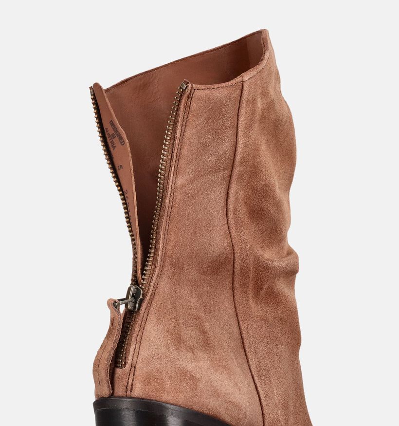 Paul Green Bruine Korte Laarzen voor dames (379791)
