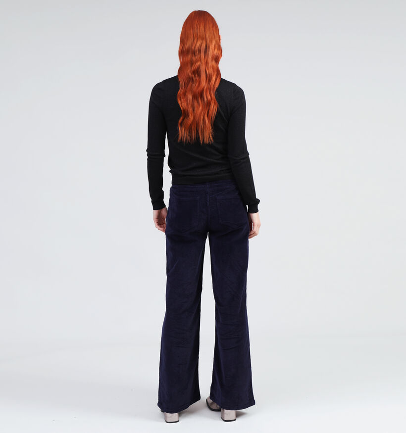 Vero Moda Happyshine Pull avec col roulé en Noir pour femmes (349051)