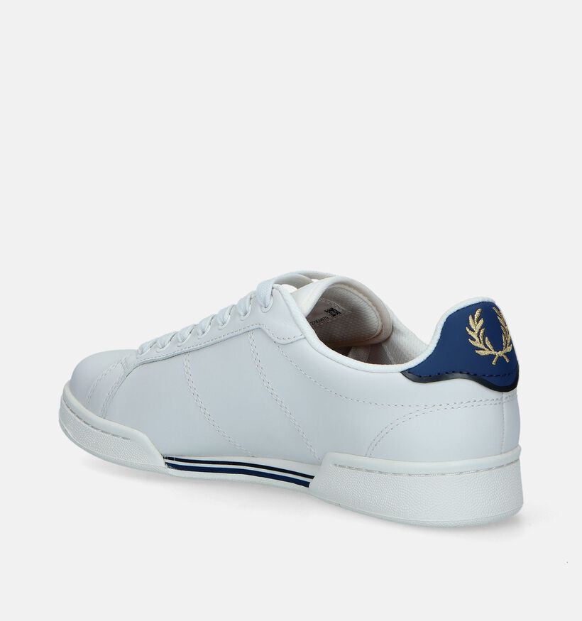 Fred Perry B722 Chaussures à lacets en Blanc pour hommes (336280) - pour semelles orthopédiques