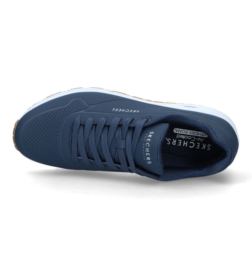 Skechers Uno Stand On Air Baskets en Noir pour hommes (350318) - pour semelles orthopédiques