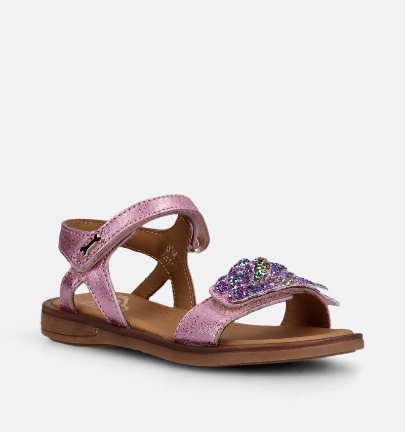 STONES and BONES Zelly Sandales en Rose pour filles (373763)