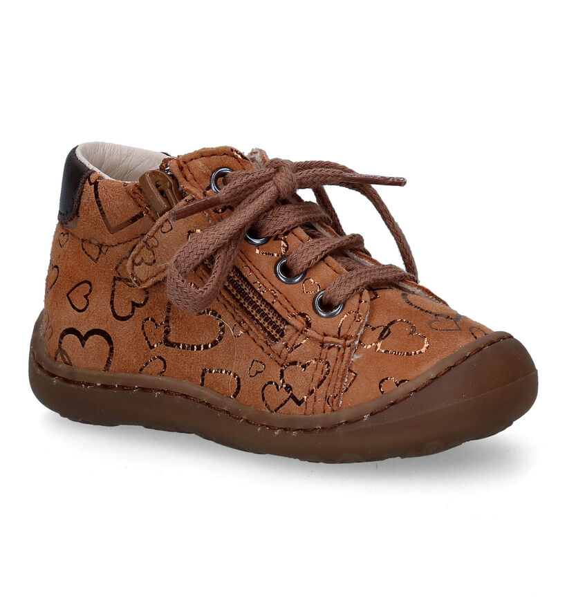 Bopy Jejof Chaussures pour bébé en Cognac pour filles (305048) - pour semelles orthopédiques