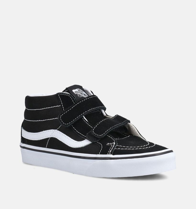 Vans Sk8-Mid Reissue Baskets montantes en Noir pour filles, gar&ccedil;ons (368982)