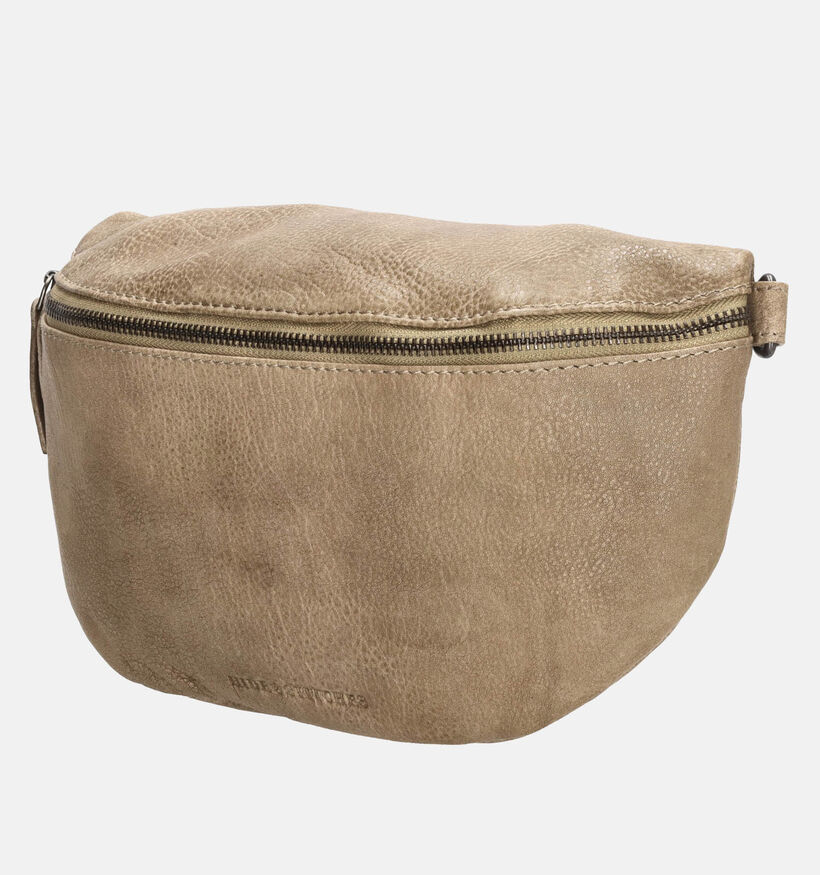Hide & Stitches Sac porté croisé en Beige pour femmes (358980)