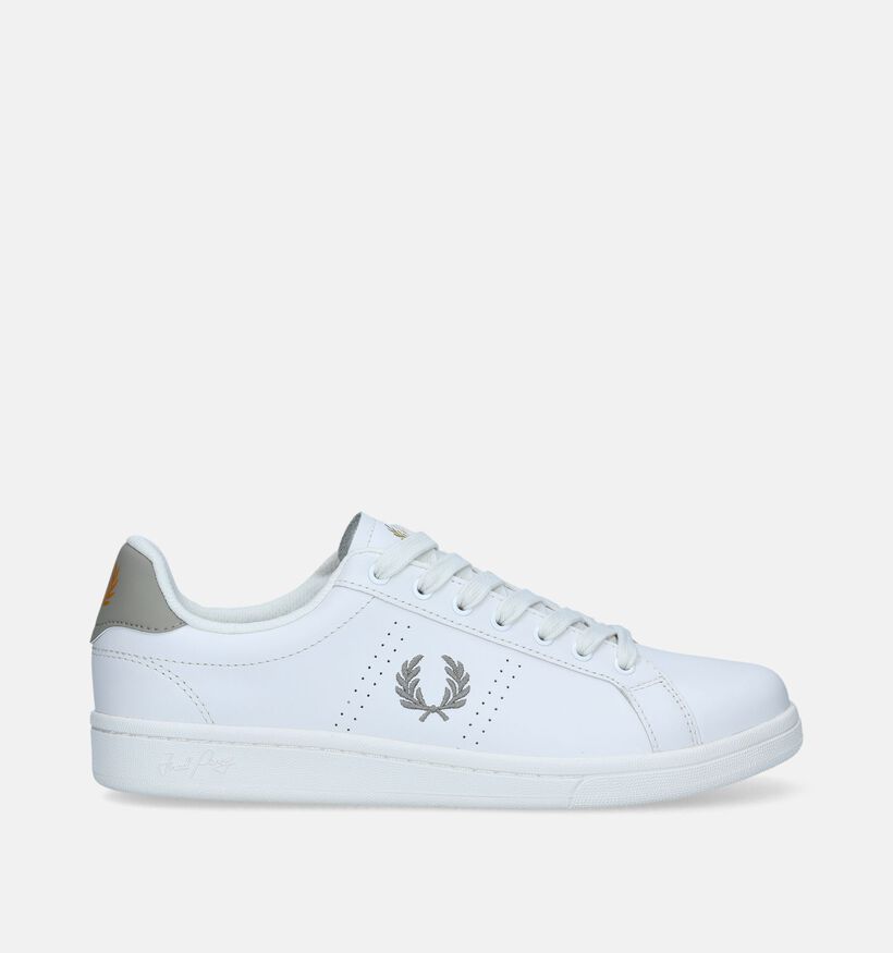 Fred Perry B721 Chaussures à lacets en Blanc pour hommes (336282) - pour semelles orthopédiques