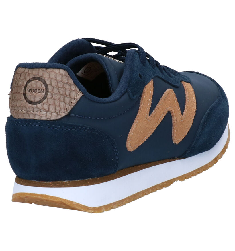 Woden Olivia Witte Sneakers in nubuck (266516)