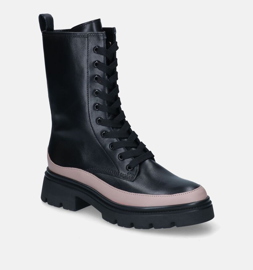 Gabor Best Fitting Bottines en Noir en cuir (315232)