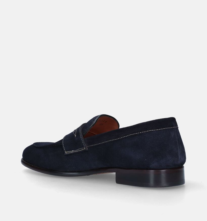 Ambiorix Ellis Inlay Chaussures à enfiler en Bleu pour hommes (341181)