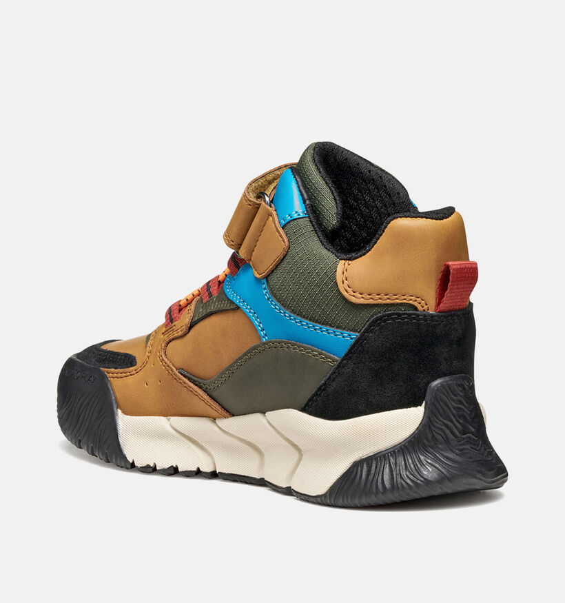 Geox Flexyper Chaussures hautes en Marron pour garçons (361954) - pour semelles orthopédiques