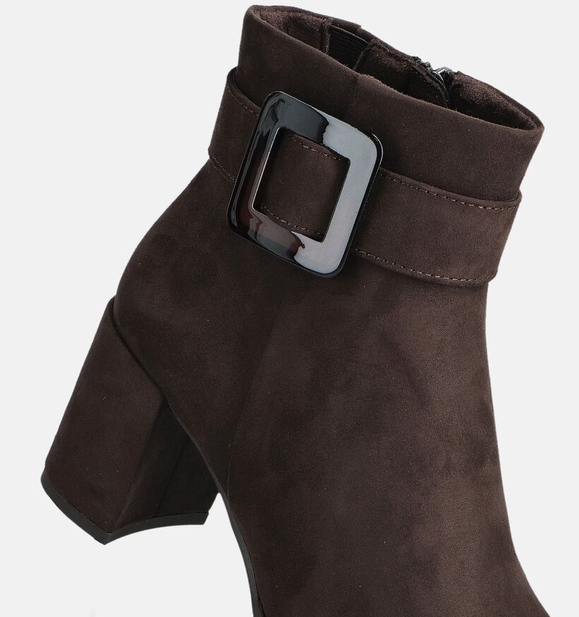 Marco Tozzi Bruine Enkellaarzen voor dames (365019)