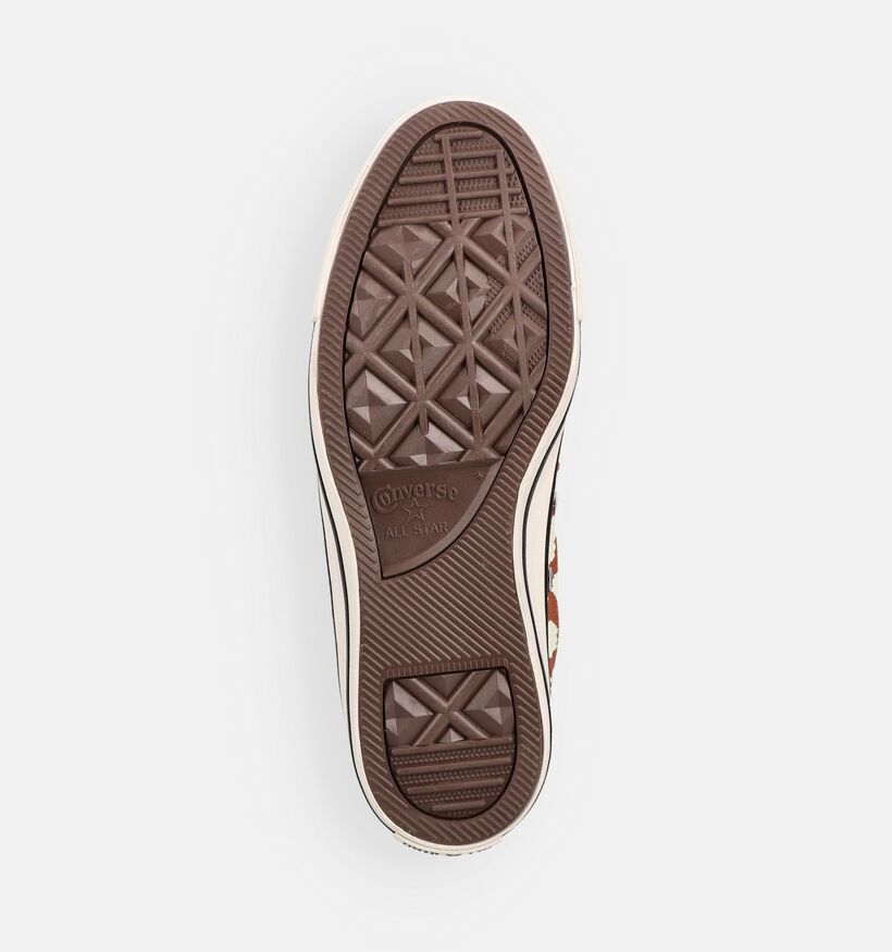 Converse Chuck Taylor All Star Cow Print Bruine Sneakers voor dames (368485) - geschikt voor steunzolen