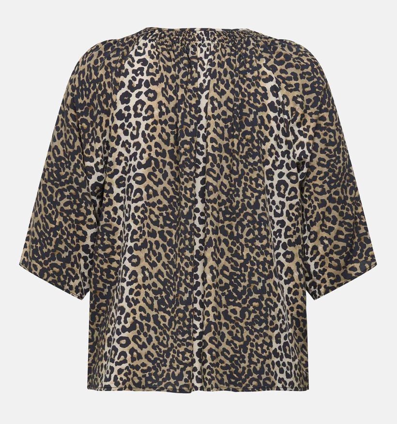 ONLY Carmakoma Nova Blouse en Brun pour femmes (353248)