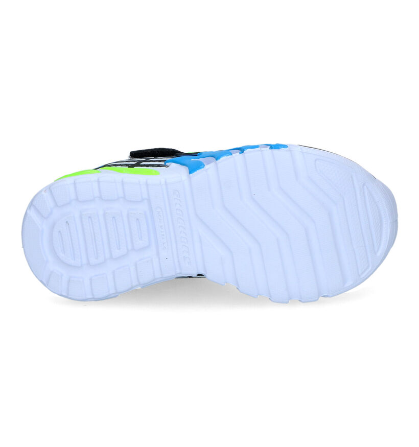 Skechers Slights Flex Baskets en Bleu pour garçons (318190)