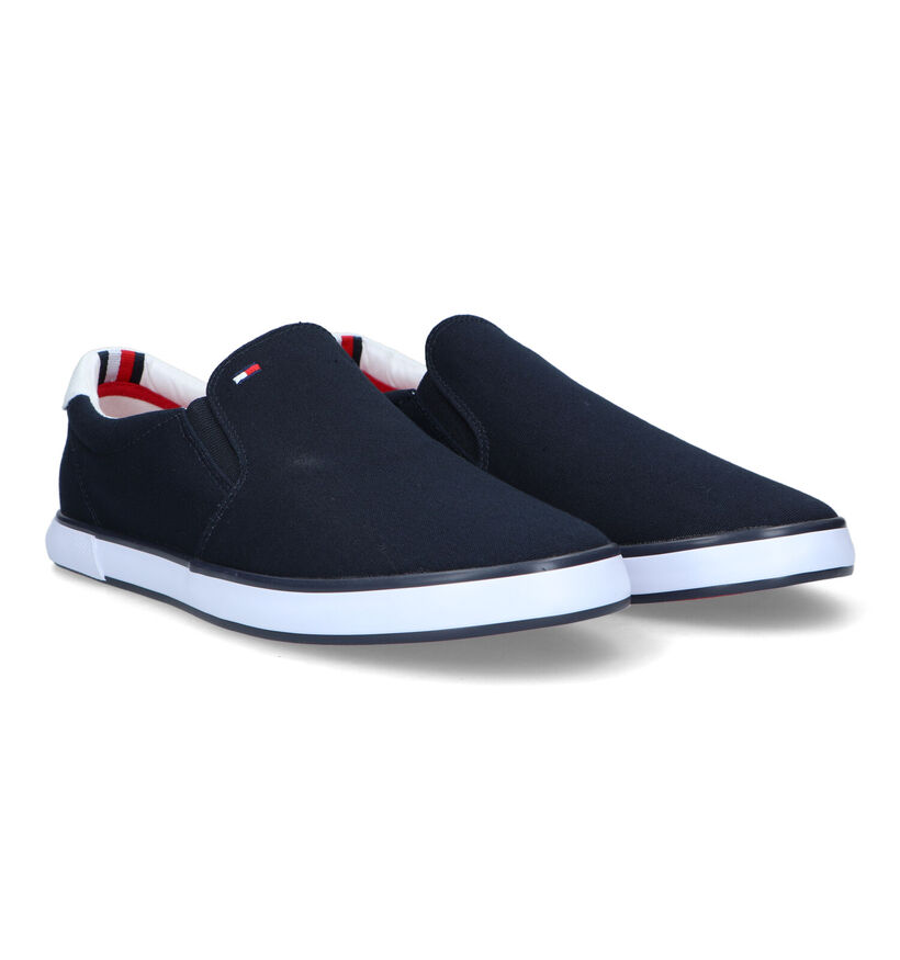 Tommy Hilfiger Iconic Blauwe Slip-on Sneakers voor heren (336690) - geschikt voor steunzolen
