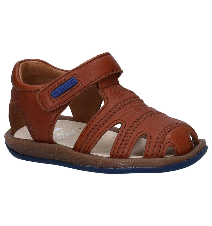 Camper Bicho Sandales en Cognac en cuir (288734)