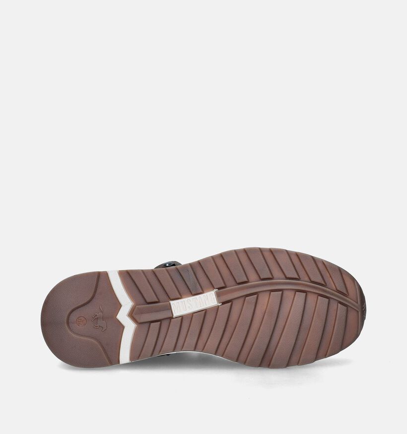 Mustang Bruine Bottines voor heren (347495) - geschikt voor steunzolen