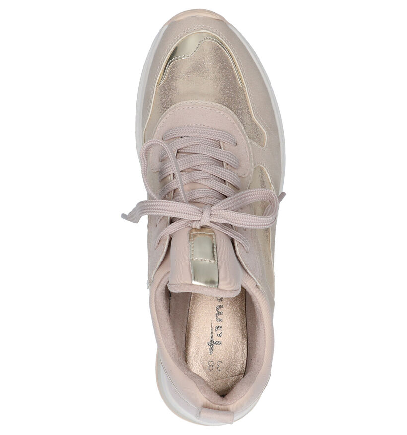 Tamaris Beige Sneakers in kunstleer (269802)