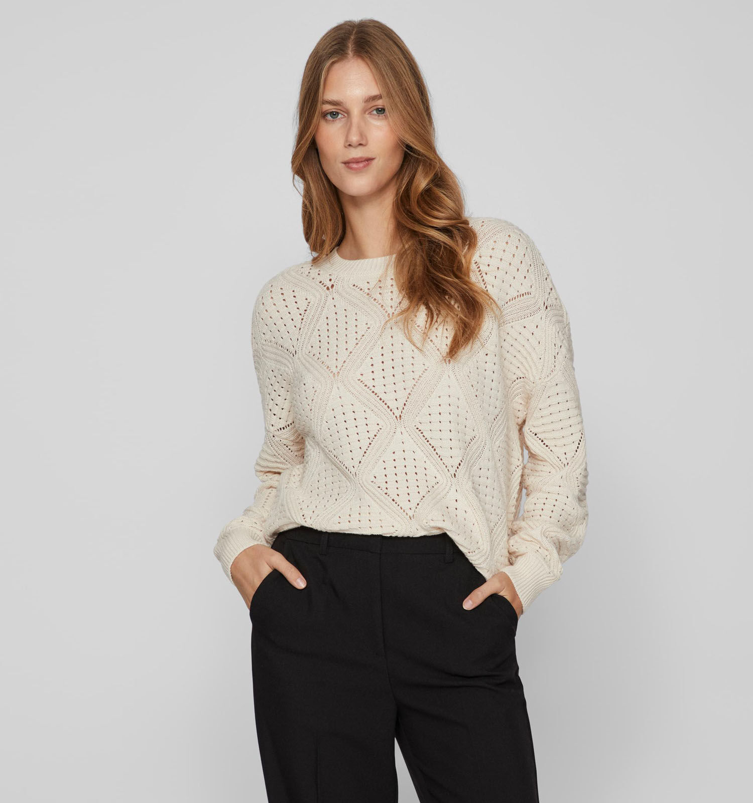 Beige hotsell pull dames
