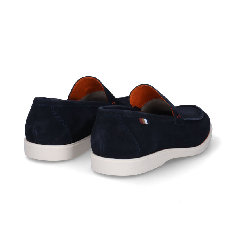 Via Borgo Chaussures à enfiler en Bleu foncé pour hommes (310426)