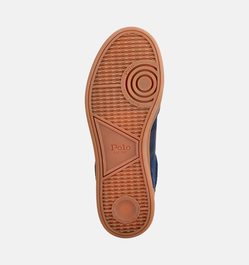 Polo Ralph Lauren Area Chaussures plates en Bleu fonc&eacute; pour hommes (375265)