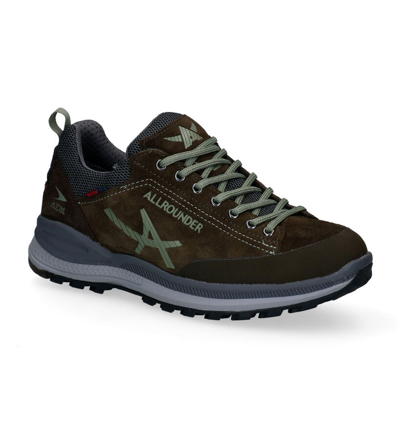 Allrounder Rising-Tex Kaki Wandelschoenen in daim (298169)