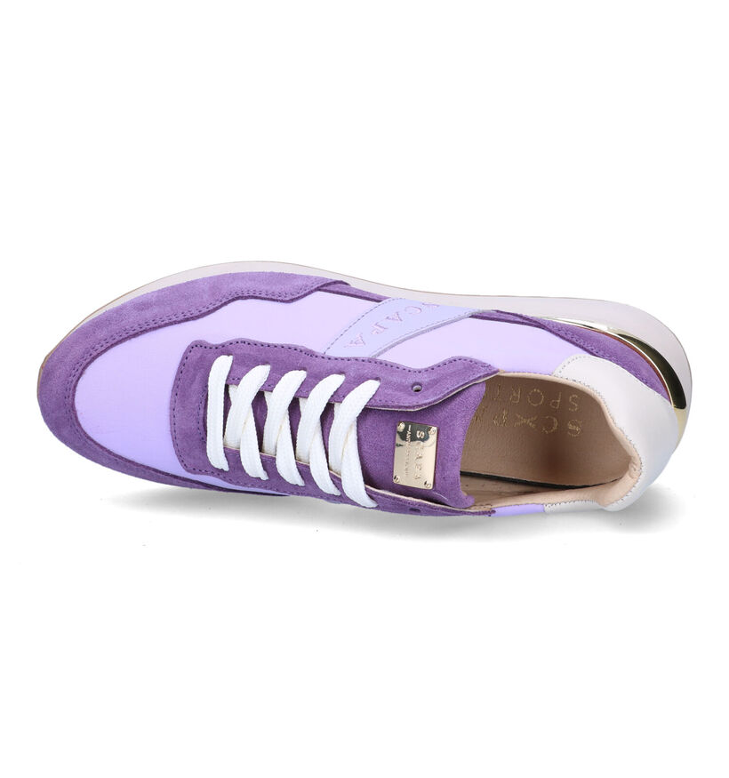 Scapa Baskets casual en Violet pour femmes (323764) - pour semelles orthopédiques