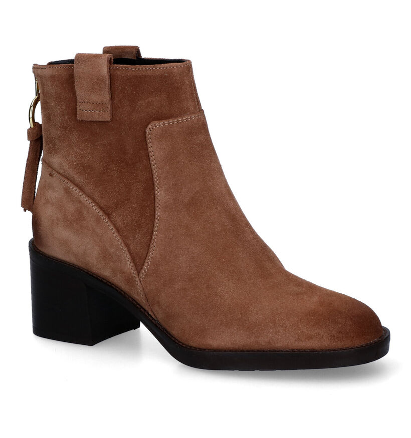 Geox Giulila Bottillons en Brun en daim (316151)