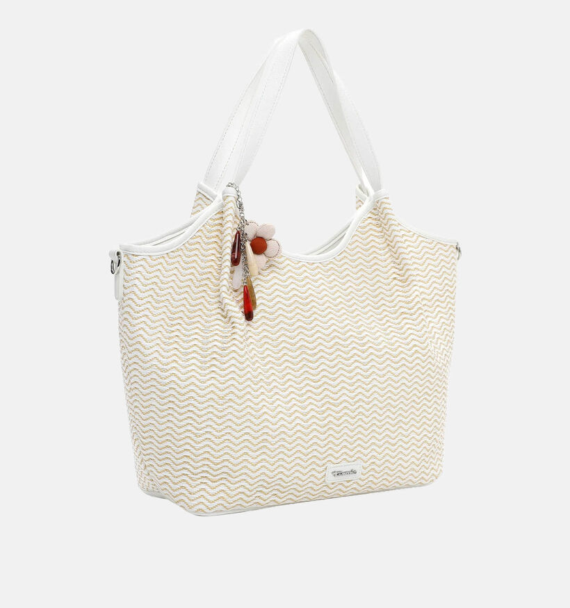 Tamaris Konstantina Witte Shoppertas voor dames (371305)