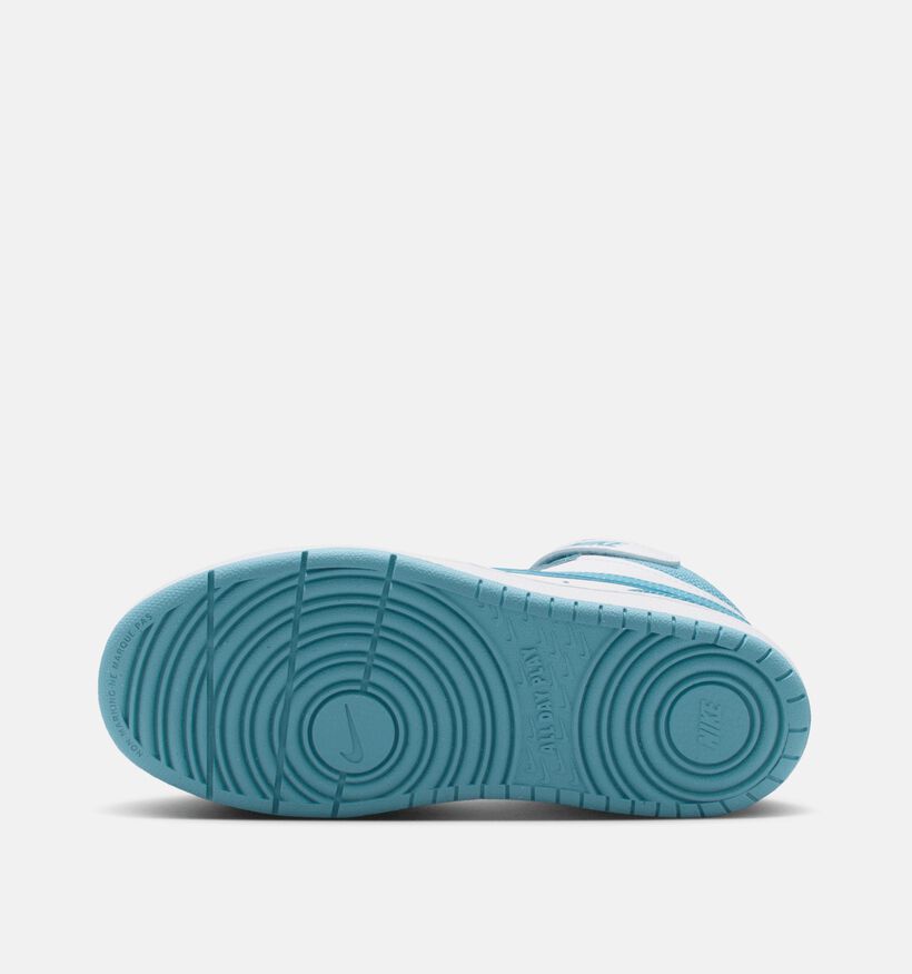 Nike Court Borough Baskets montantes en Bleu pour filles, garçons (359811) - pour semelles orthopédiques