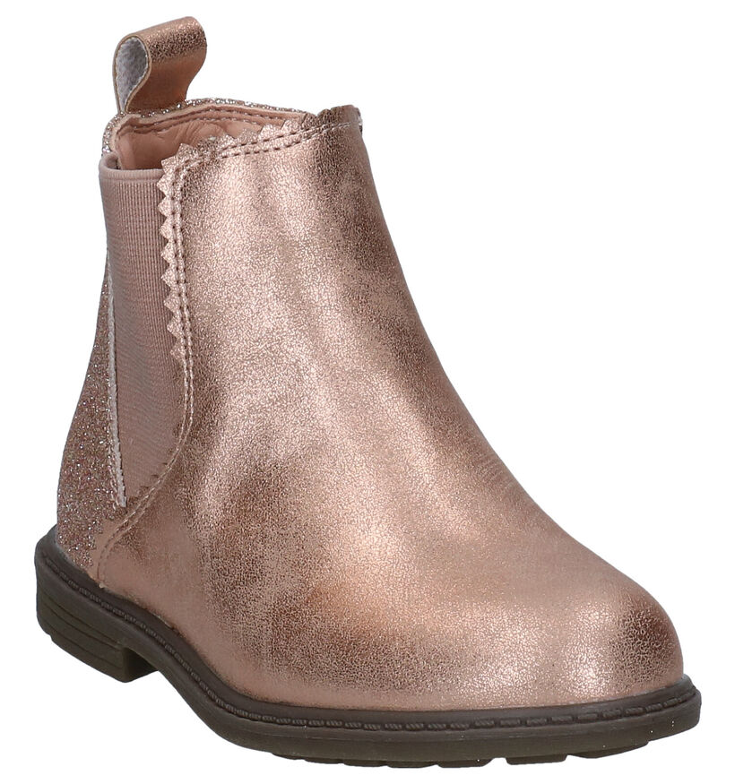 K3 Bottes basses en Or rose en simili cuir (280764)