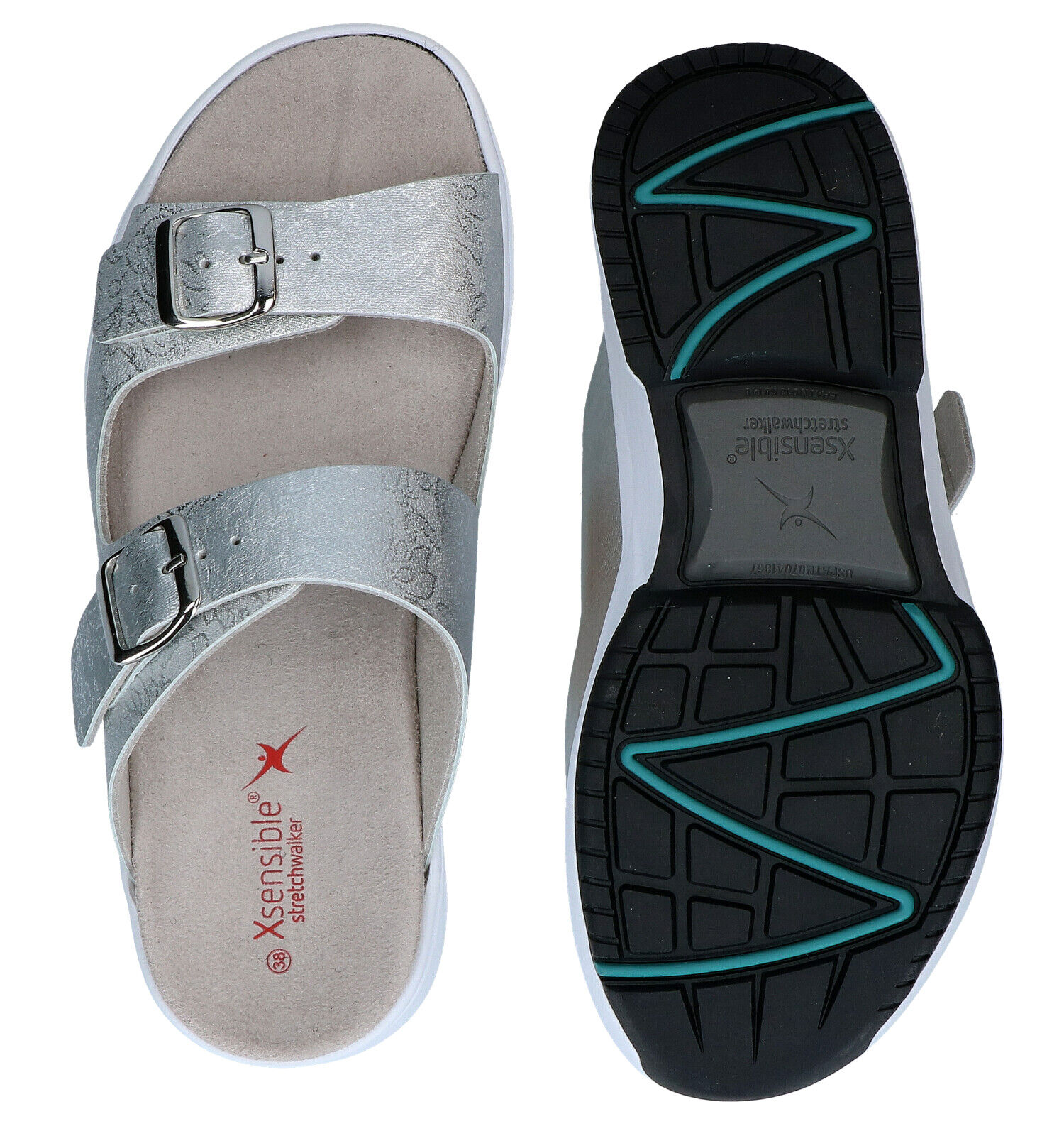 Xsensible Gili Nu pieds en Argent Femmes Nu pieds en ligne sur TORFS.BE