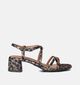 Tamaris Bruine Sandalen met blokhak voor dames (354369)