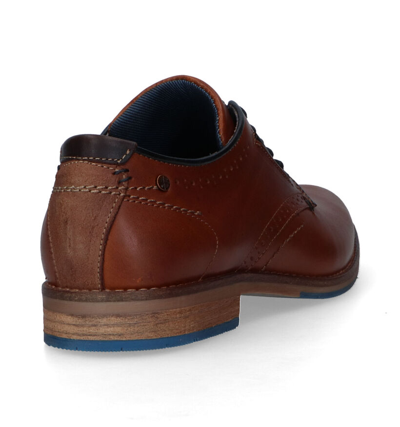 Bullboxer Chaussures classiques en Cognac pour hommes (323410) - pour semelles orthopédiques