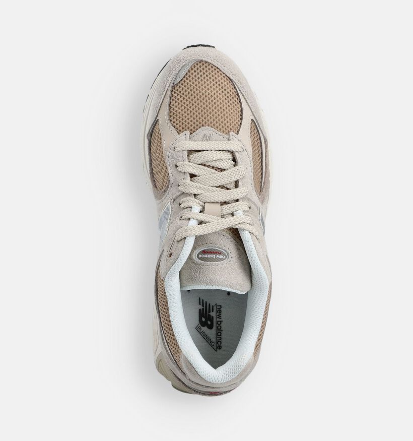 New Balance 2002 Baskets en Beige pour femmes (366074) - pour semelles orthopédiques