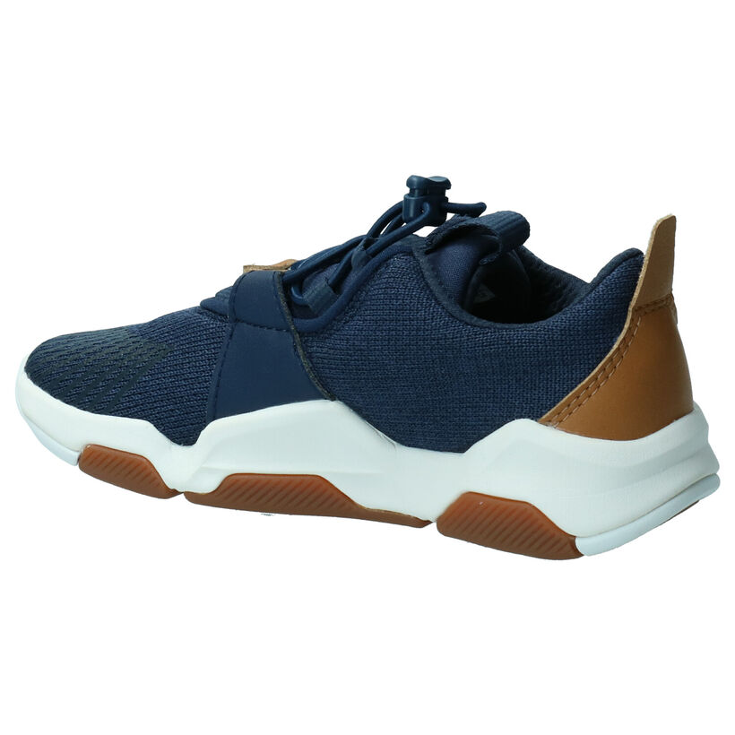 Timberland Earth Rally Blauwe Slip-on Sneakers in stof (267276)