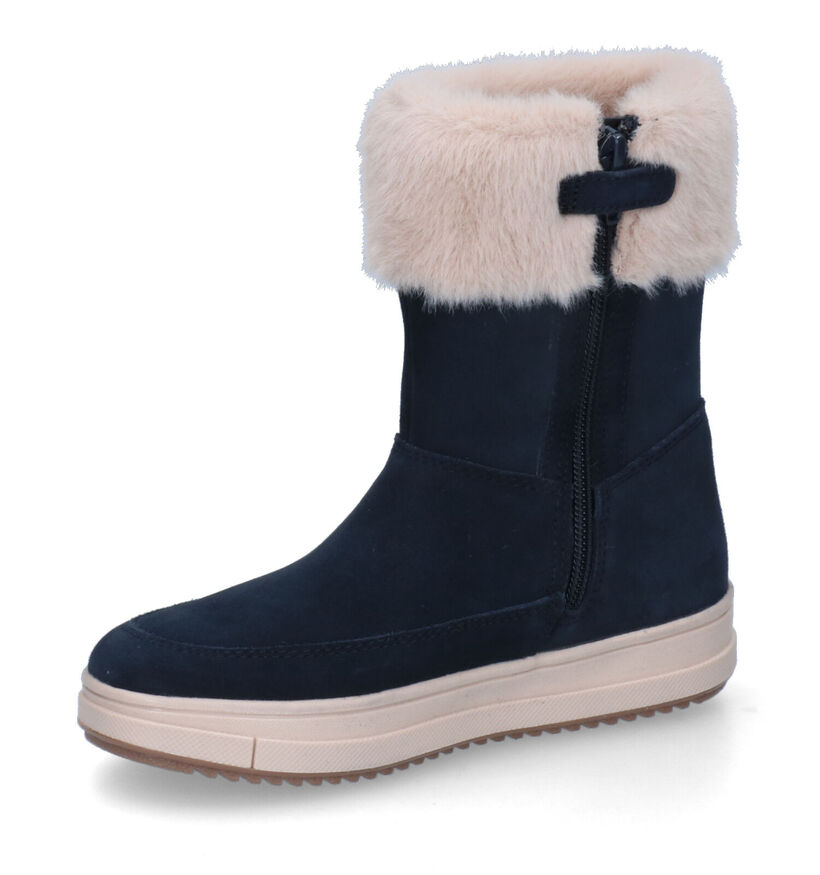 Geox Rebecca Blauwe Korte Laarzen in faux fur (317658)