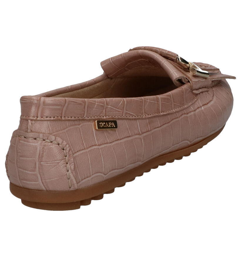 Scapa Loafers en Rose clair en cuir (270317)