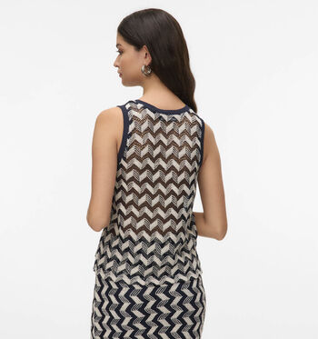 Vero Moda D&eacute;bardeurs Bleu